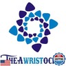 TheAwristocrat_USA Company_3-Pack Blank Wristbands Bracelets Silicone Rubber - Select from a Variety of Colors (Green and Yellow Swirl, Large (8