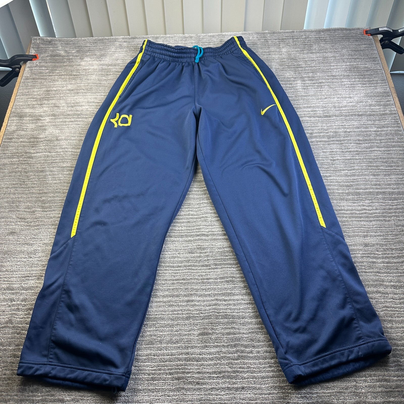 Nike KD Pants Mens 2XL XXL Blue Sweatpants Kevin Durant Basketball Therma Fit
