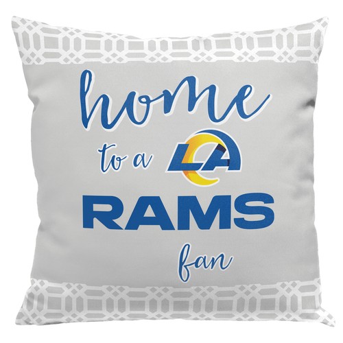 Декоративная наволочка Northwest NFL Los Angeles Rams Sweet Home Fan, 2 шт., 18x18