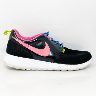 Nike Girls Roshe One 599729-011 Черные кроссовки для бега Размер 6Y