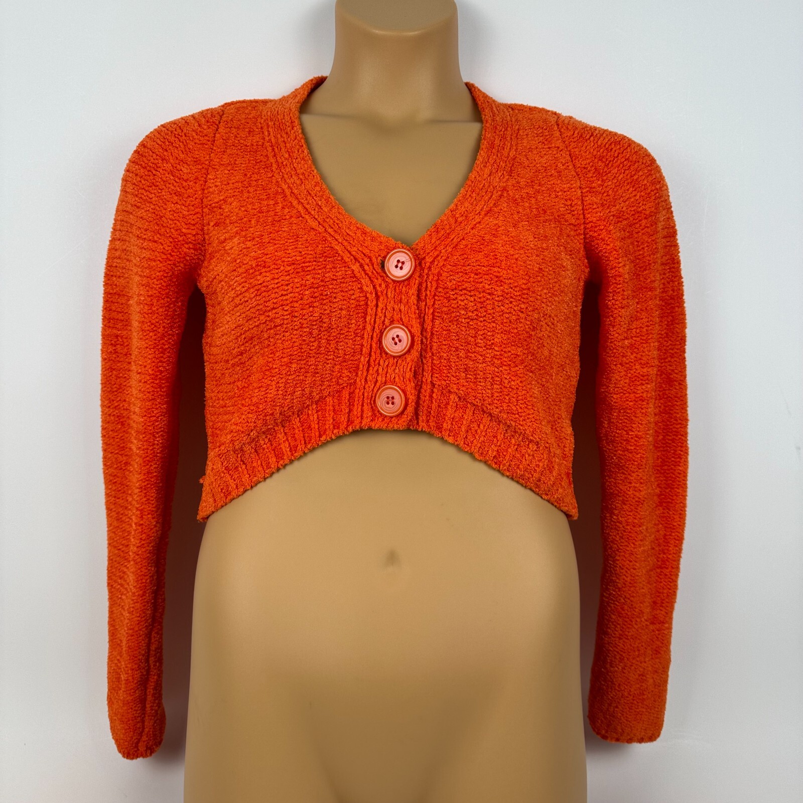 【AMOMENT】CROP BUTTON CARDIGAN SET AMOMENTO Crop Button Cardigan Set - Red | Garmentory