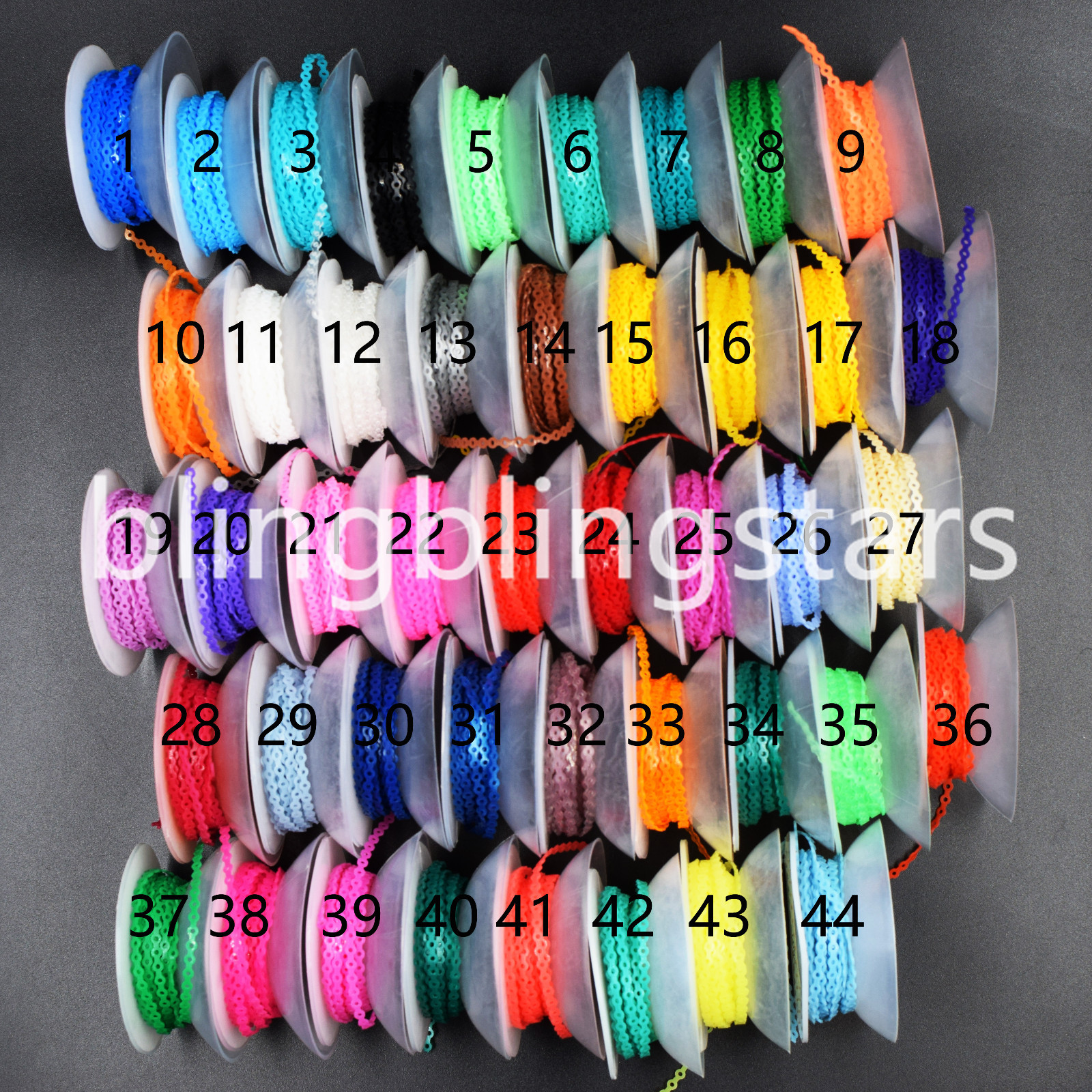 1 Roll Dental Elastic Braces Bands Power Chain Short/Continuous 