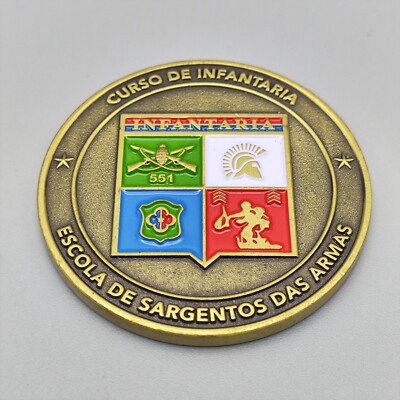 ESA Curso De Infantaria Escola De Sargentos Das Armas Challenge Coin
