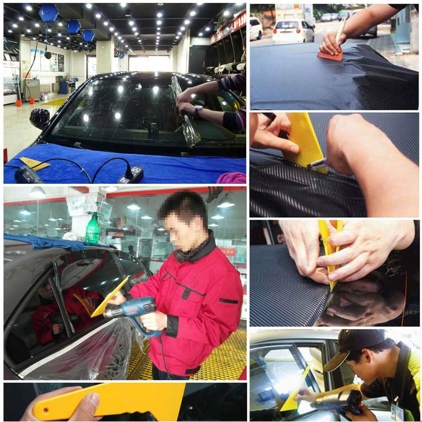 7PC Window Tint Tool Kit Auto Car Wrap Film Tinting Squeegee Razor Blade Scraper