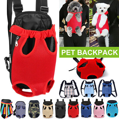 Portable Pet Dog Carrier Puppy Travel Mesh Backpack Front Travel Shoulder Bag