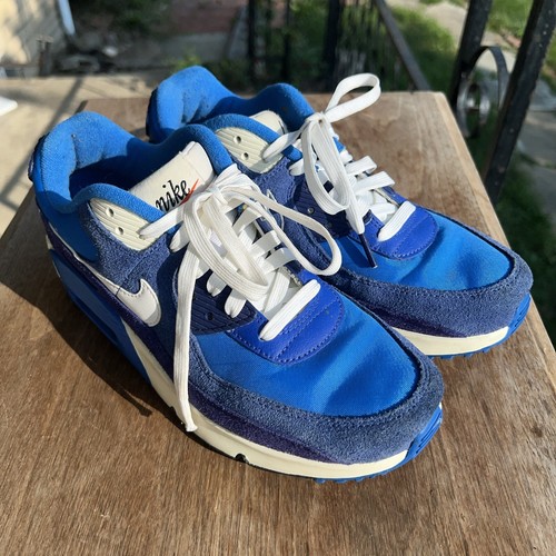 Nike Air Max 90 SE 2 GS Size 7Y Signal Blue Royal DB4179-400