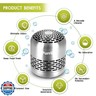 Purriko Refrigerator Deodorizer,Lasts for 10 Years,Refrigerator Odor Eliminator,Fridge Deodorizer,More Effective Than Baking Soda Bamboo Air Purifying Bags