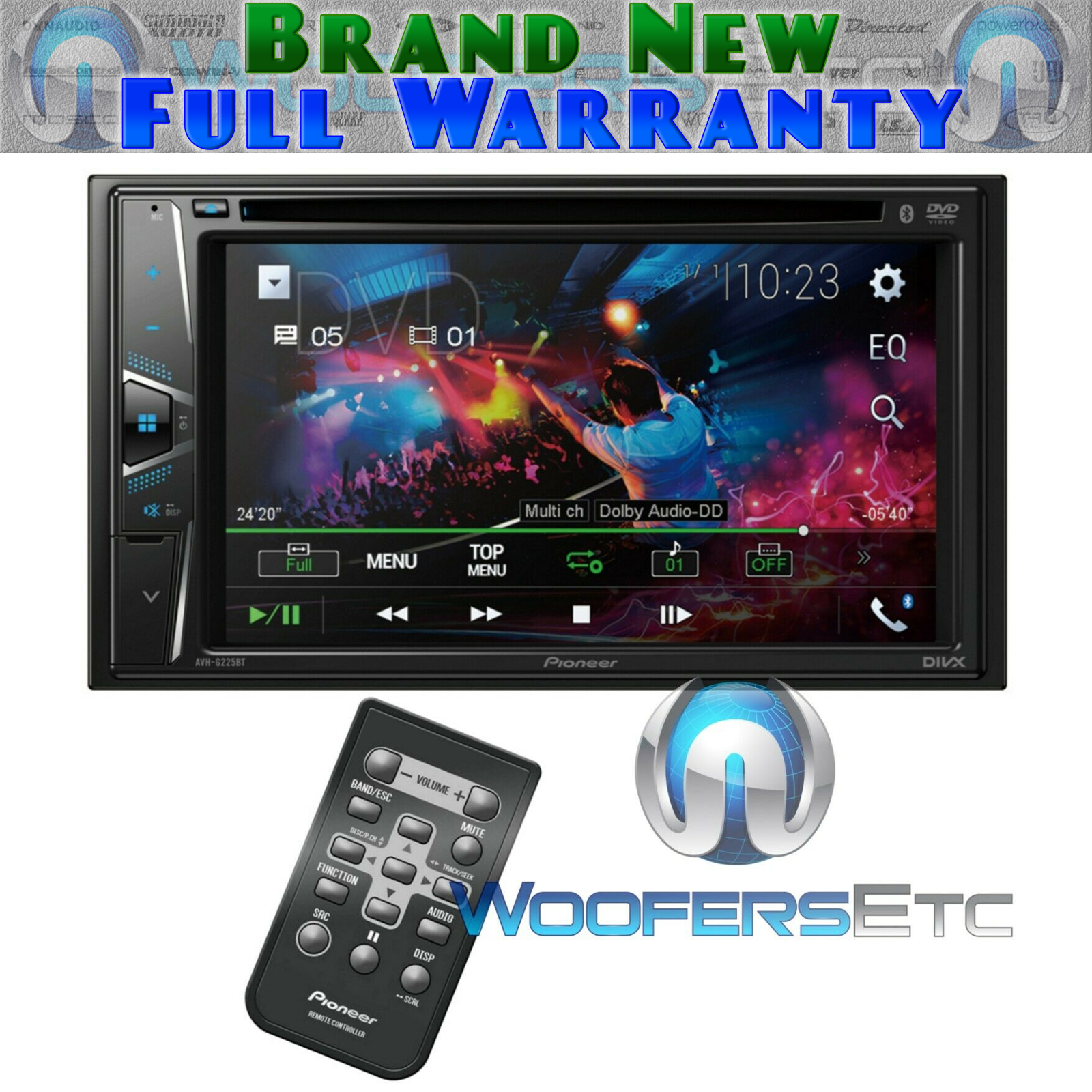PIONEER AVH-G225BT CAR STEREO DOUBLE 