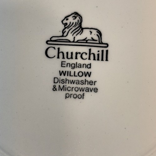 Churchill England Blue Willow 10 3/8" Dinner Plate  - Free Ship