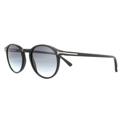 Pre-owned Tom Ford Sunglasses Andrea Ft0539 01b Black Gray Gradient