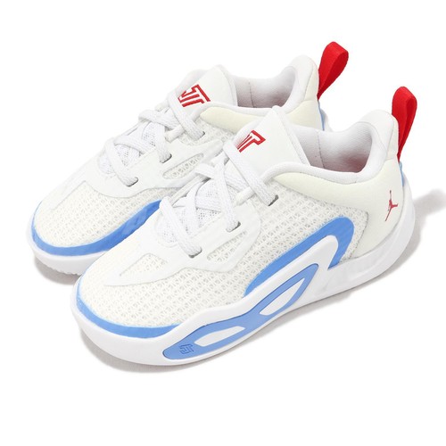 

Nike Jordan Tatum 1 TD Archer Ave Белый Синий Красный Баскетбольный мяч для малышей DX5358-100, Jordan Tatum 1 Td