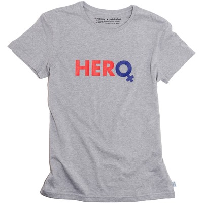 

Женская футболка Saucony Hero светло-серая вересковая одежда, Light grey heather