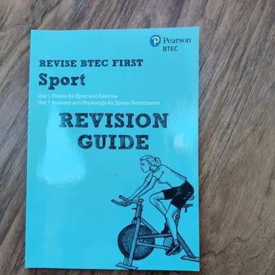 BTEC First In Sport Revision Guide GB English  Pearson Education Limited Paperba