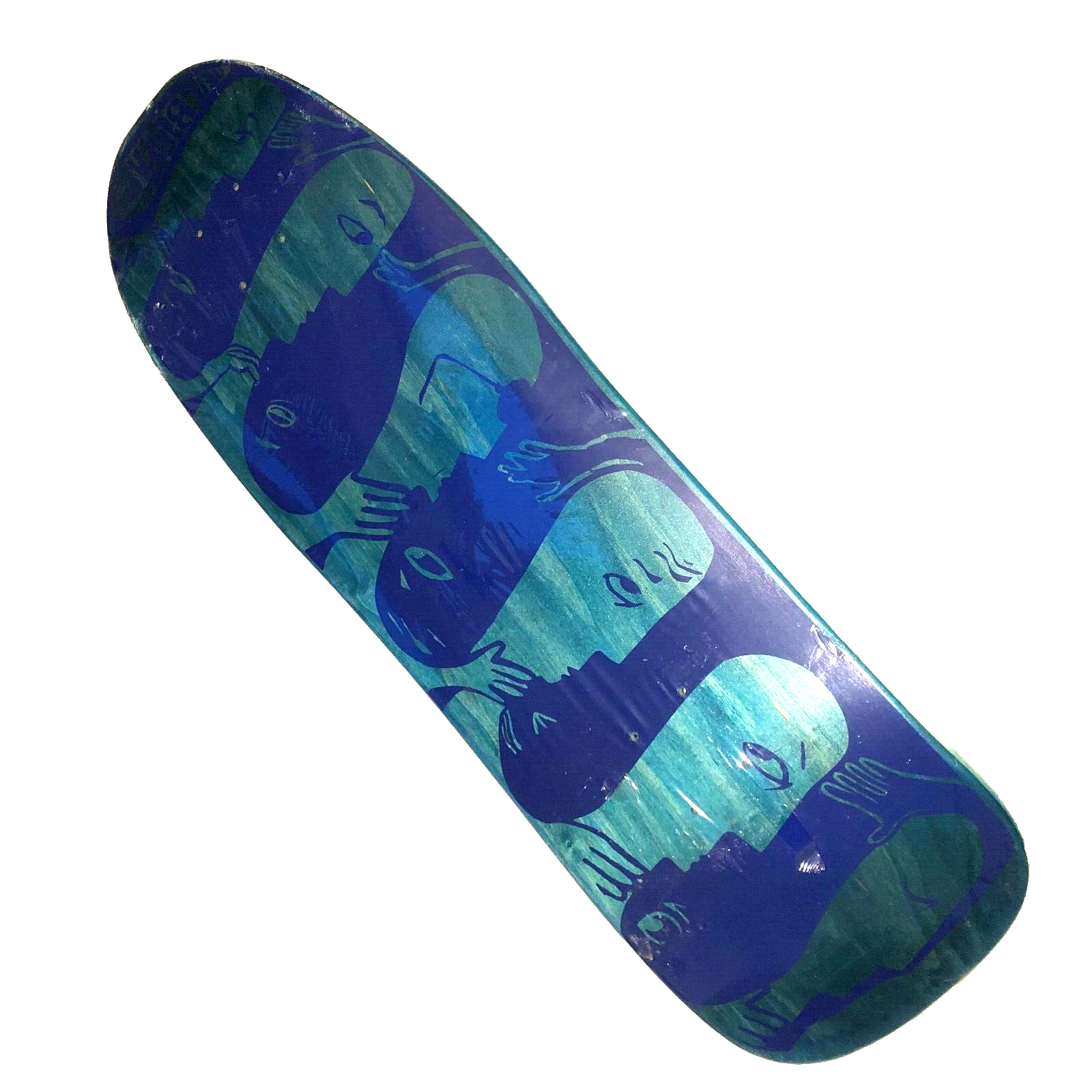 Neil Blender Faces (Blue) Gordon and Smith Skateboard New In