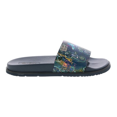

Мужские синие кожаные шлепанцы Robert Graham Tiki RG5640F, Синий, Robert Graham Tiki