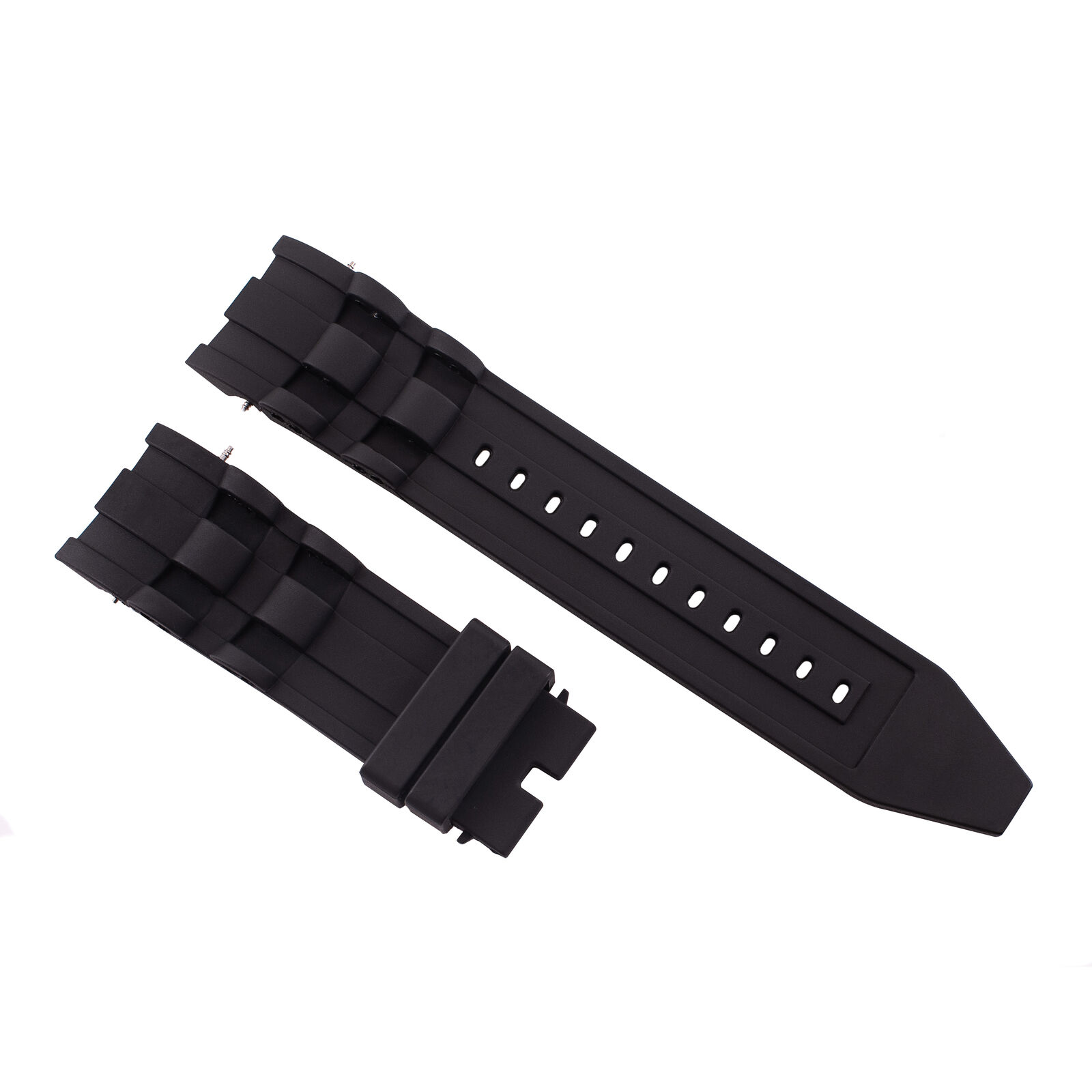 26MM BLACK SILICONE WATCH STRAP BAND FOR FIT INVICTA PRO DIVER 6977 6978 6981