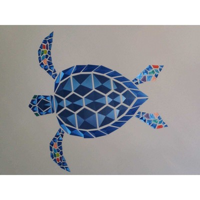 DGEmily Sea Turtle Wall Art | Home Decor | Gift Idea | Polygon | Wall Decor |
