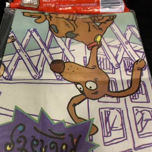 Vintage New Nickelodeon Rugrats Oversized Lunch Bags Qty 20 NOS KG JD