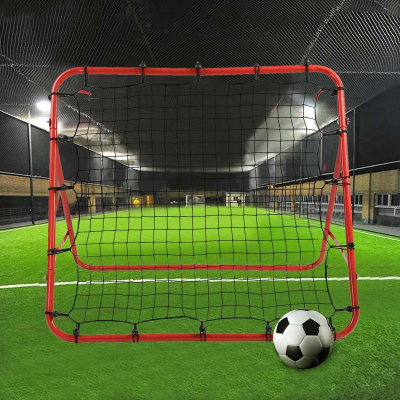 Kids Children Football Training Net Soccer Kickback Target Goal