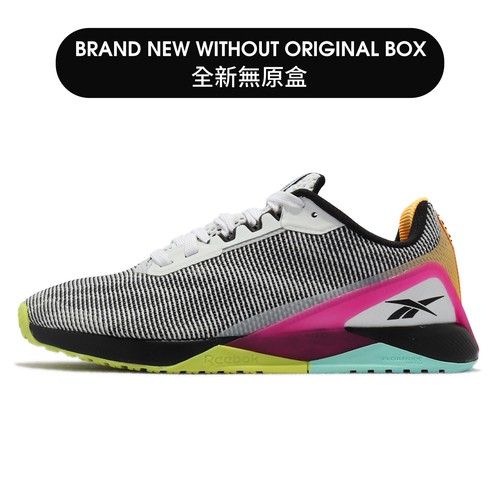 

Reebok Nano X1 Grit СОВЕРШЕННО НОВЫЙ БЕЗ КОРОБКИ Женский US7 Cross Training H02865, Multi-coloured, Nano X1 Grit
