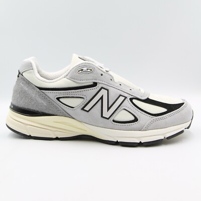 New Balance 990 v4 Mens Sneakers Running Shoes Teddy Santis Grey Black U990TG4