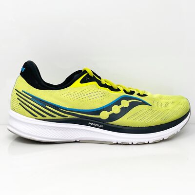 

Мужские кроссовки Saucony Ride 14 S20650-55 желтые кроссовки размер 12, Желтый, Ride 14