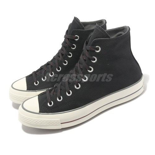 

Converse Chuck 70 HI Black Ivory Мужская повседневная обувь унисекс A02758C, Черный, Chuck 70 Hi