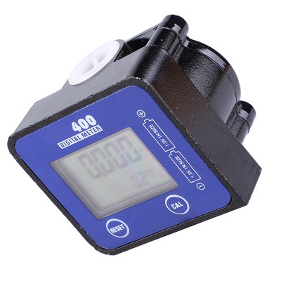 Blue LCD Fuel  Meter High Accuracy Aluminum Alloy Fuel   Meter 1/2