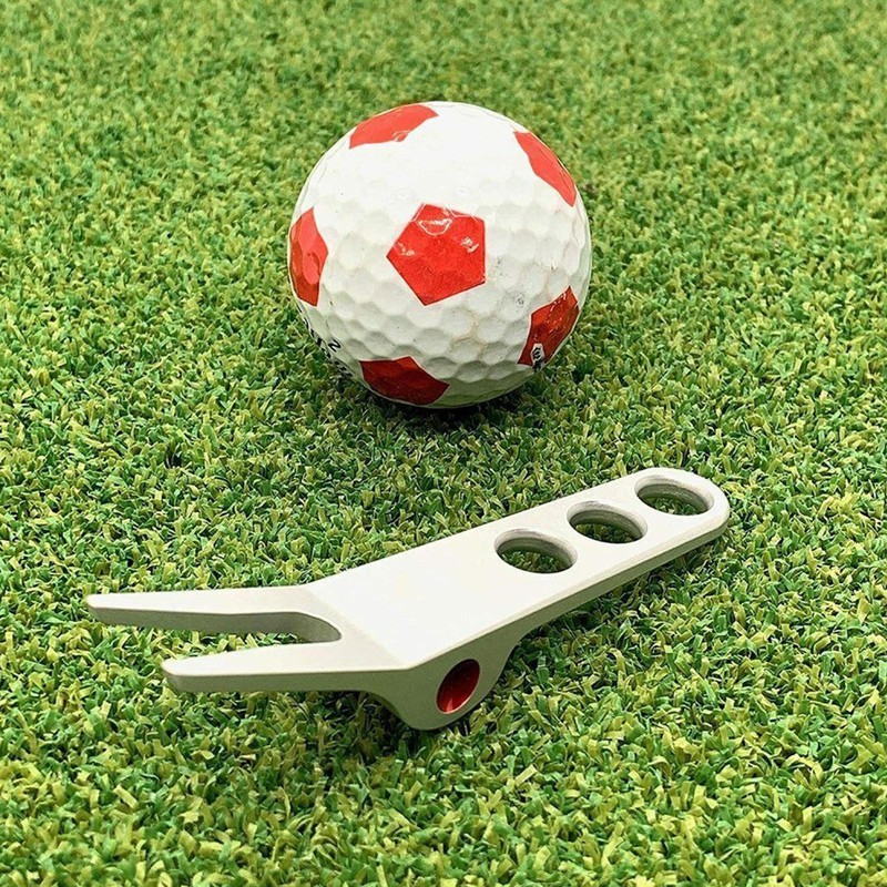 Divot Repair Tool Golf Repair Tool Ball Marker Golf Tools for Putting Alignment