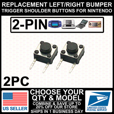 For Nintendo Game Boy Advance/GBA/SP/DS/GBM  L/R Shoulder Trigger Micro Button