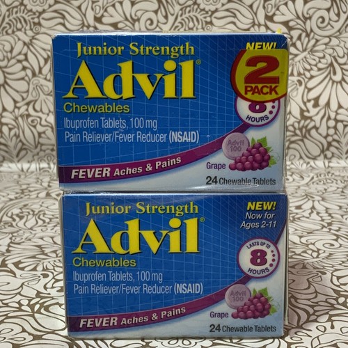 📀 Advil Junior Strength Chewable Ibuprofen Tablets 100 Mg 2 PackのeBay