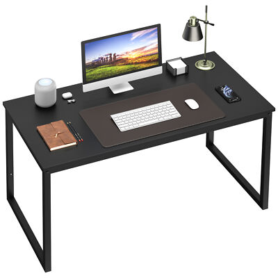 Computer Desk 47/55 Inch Modern Office Desk PC Laptop Table  Study Writing Desk