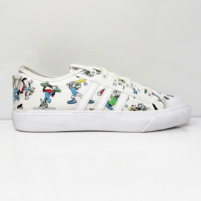 Adidas Mens Nizza X Disney FW0651 Белая повседневная обувь Кроссовки Размер 6