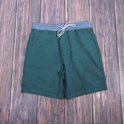 Marine Layer NEW NWT Mens Medium Bayberry Green Sport Yoga Shorts Gym Workout