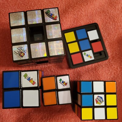 Rubik's cube lot 3-d revolution 30, 2x2 & sliding puzzle