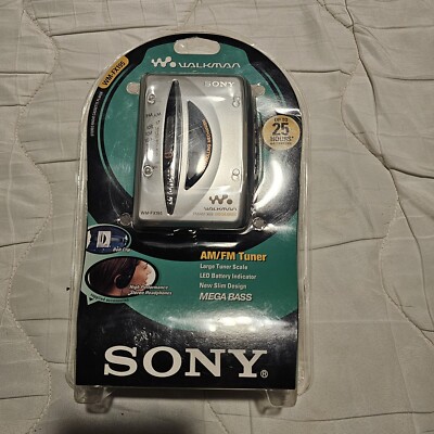 Sony Walkman WM-FX195 AM/FM Stereo Cassette Player Mega Bass New in Package 