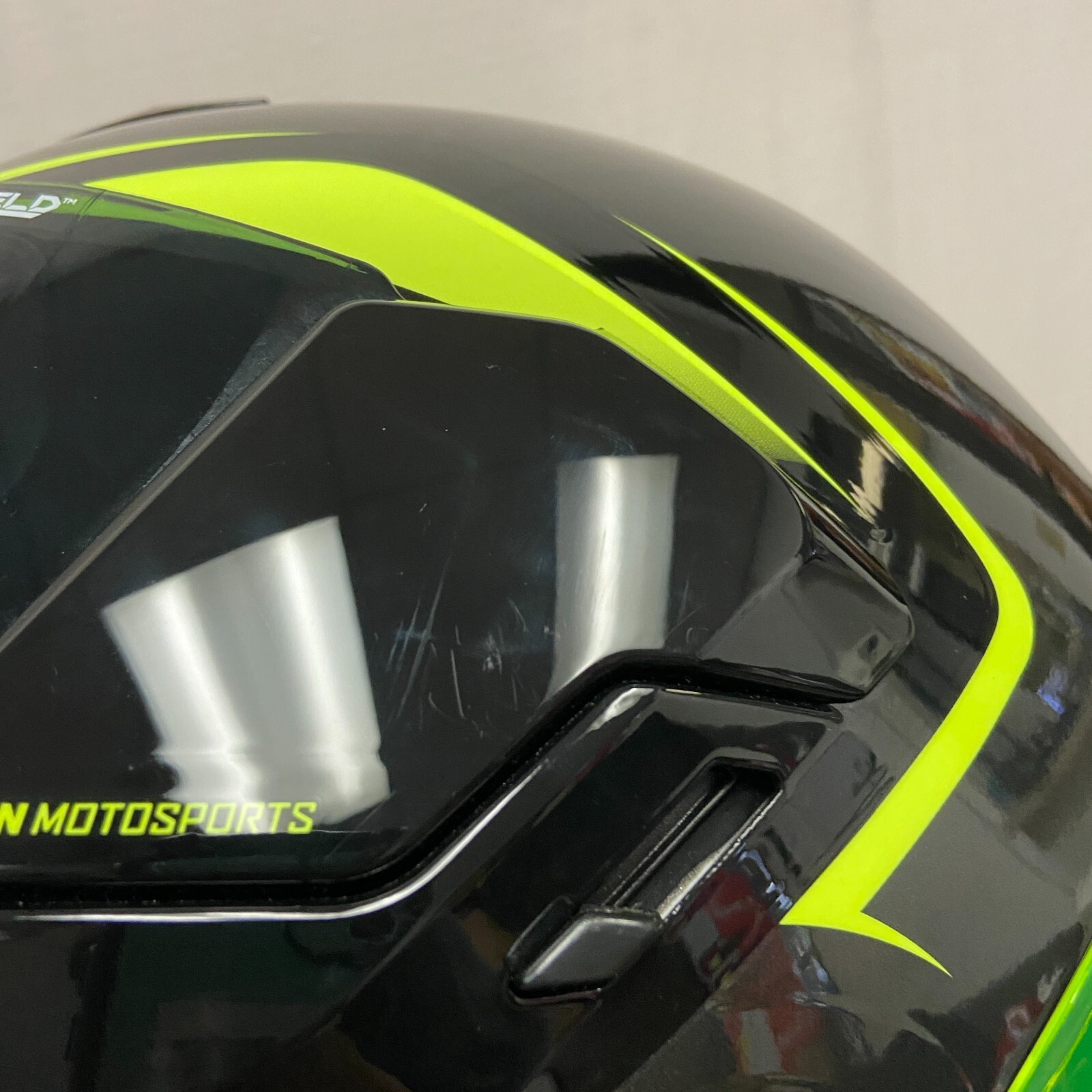 Icon Airflite Full Face Motorcycle Helmet Crosslink Hi-Viz MD 3XL XXXL *DISPLAY*