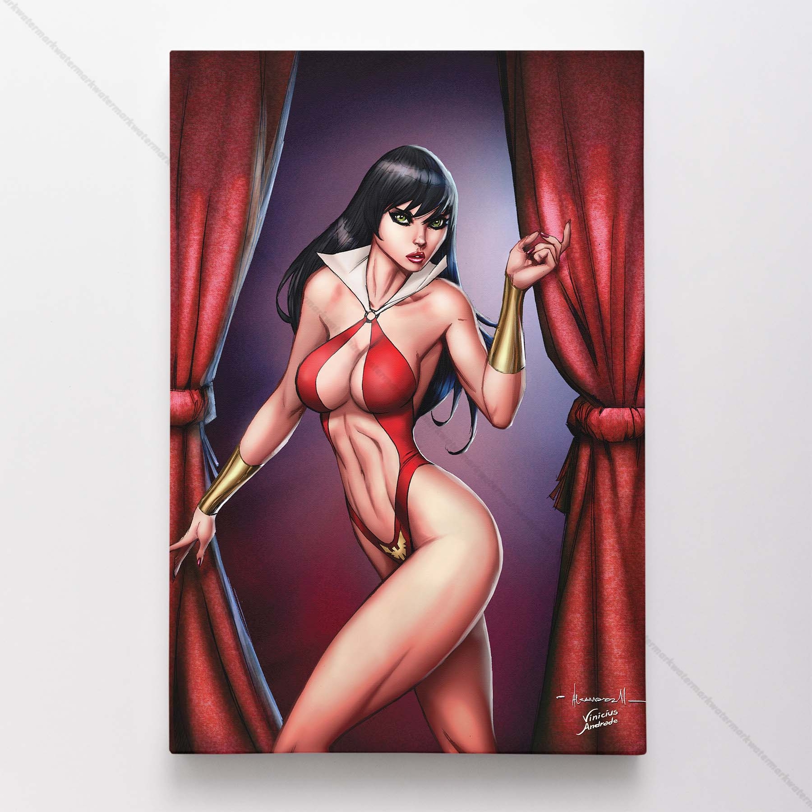 Vampirella Poster Canvas Vampire Comic Book Cover Art Print #296