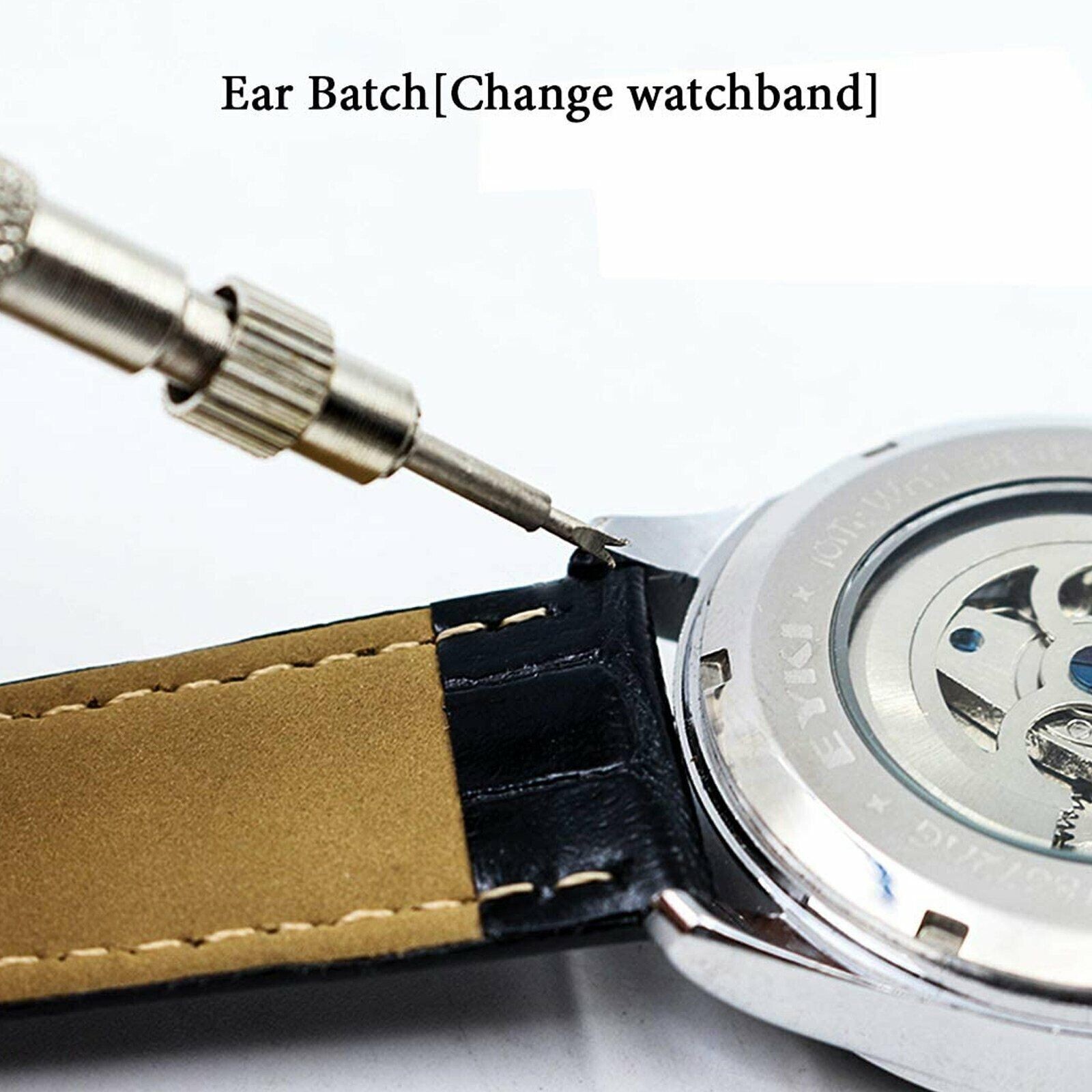 2-Pack Wrist Watch Band Pin Spring Bar Link Remover Repair Pry Tool Kit Steel