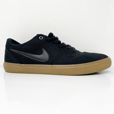 Nike Mens SB Check Solar Soft 843896-009 Черная повседневная обувь Кроссовки, размер 9