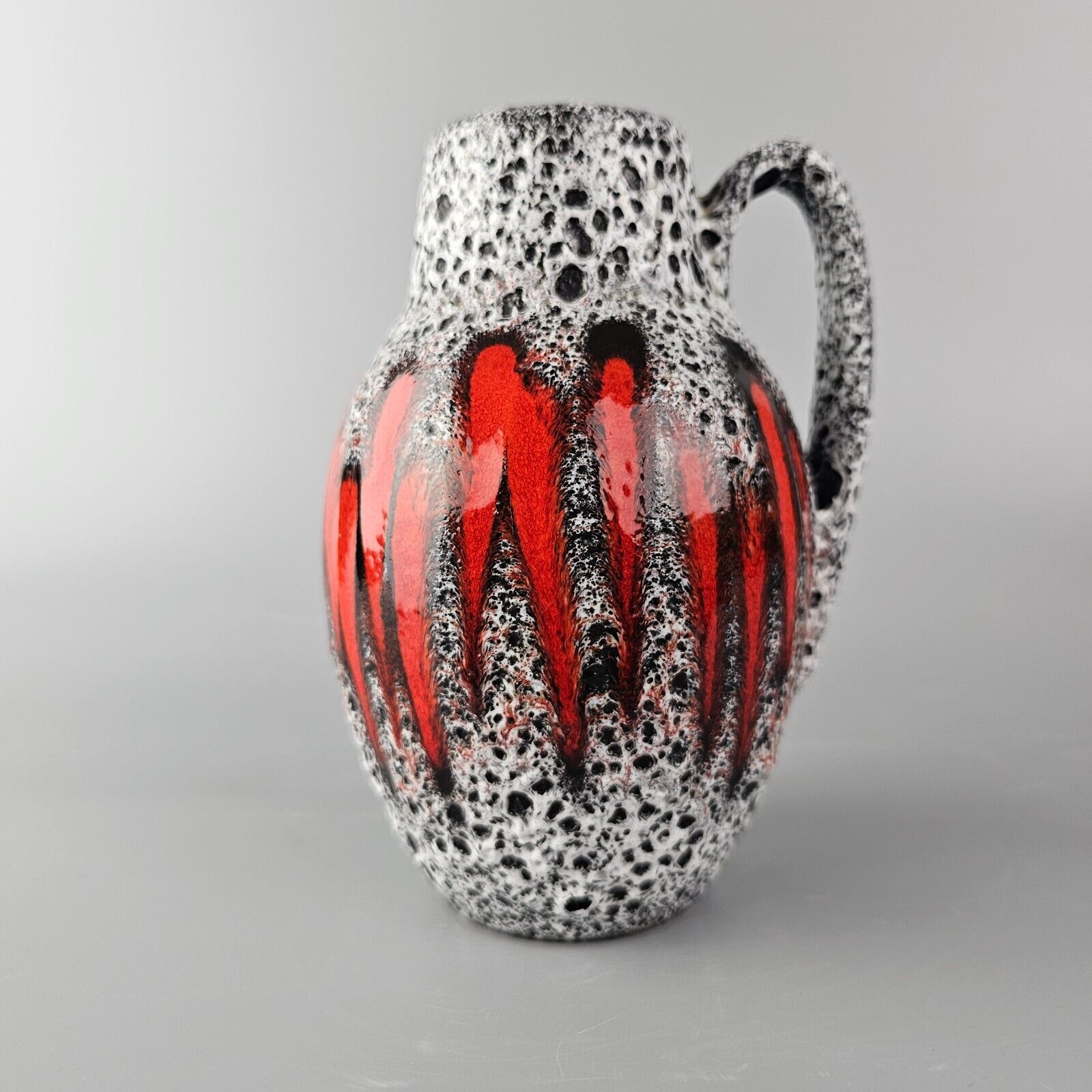 Vintage West German Fat Lava vase made by Scheurich. Form