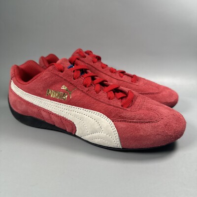 Womens Size 10 Puma Speedcat Og Sparco Lace Up Red Sneakers Casual Shoe