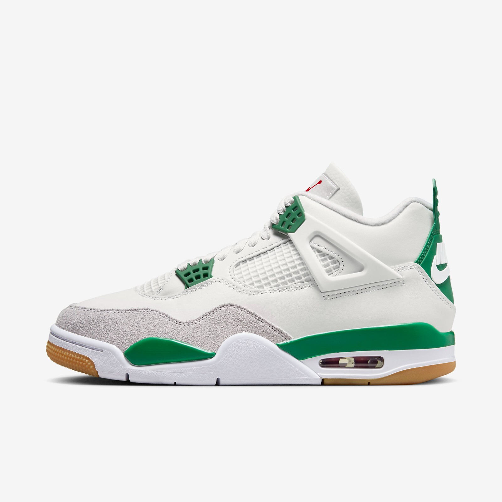 

Jordan 4 x Nike SB Retro Pine Green DR5415-103 обувь кроссовки, Sail/white/pine green, Jordan 4 x Nike SB Retro Pine Green