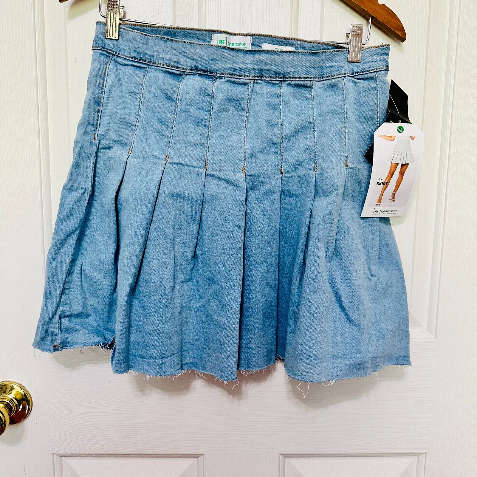 Pleated denim skirt forever 21 hotsell