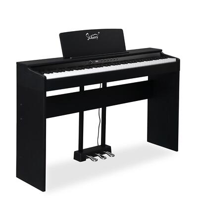 Glarry 88 Keys Full Weighted Keyboard Digital Piano Electric Keyboard With Stand