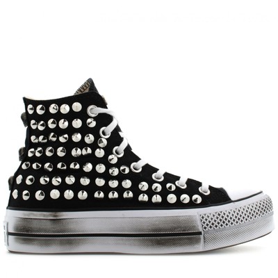 CONVERSE CONVERSE P21G FRAU MASSGESCHNEIDERTE HIGH-PLATFORM-TURNSCHUHE 560845C CTAS LIFT H