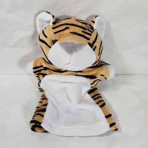 Tiger Hand Puppet Plush Small Child's Toy Cloth Cat Stuffed 