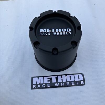 (1) Method Race Wheels 1524B140-9 CP-1524B140-9-S1 Matte Black Wheel Center Cap