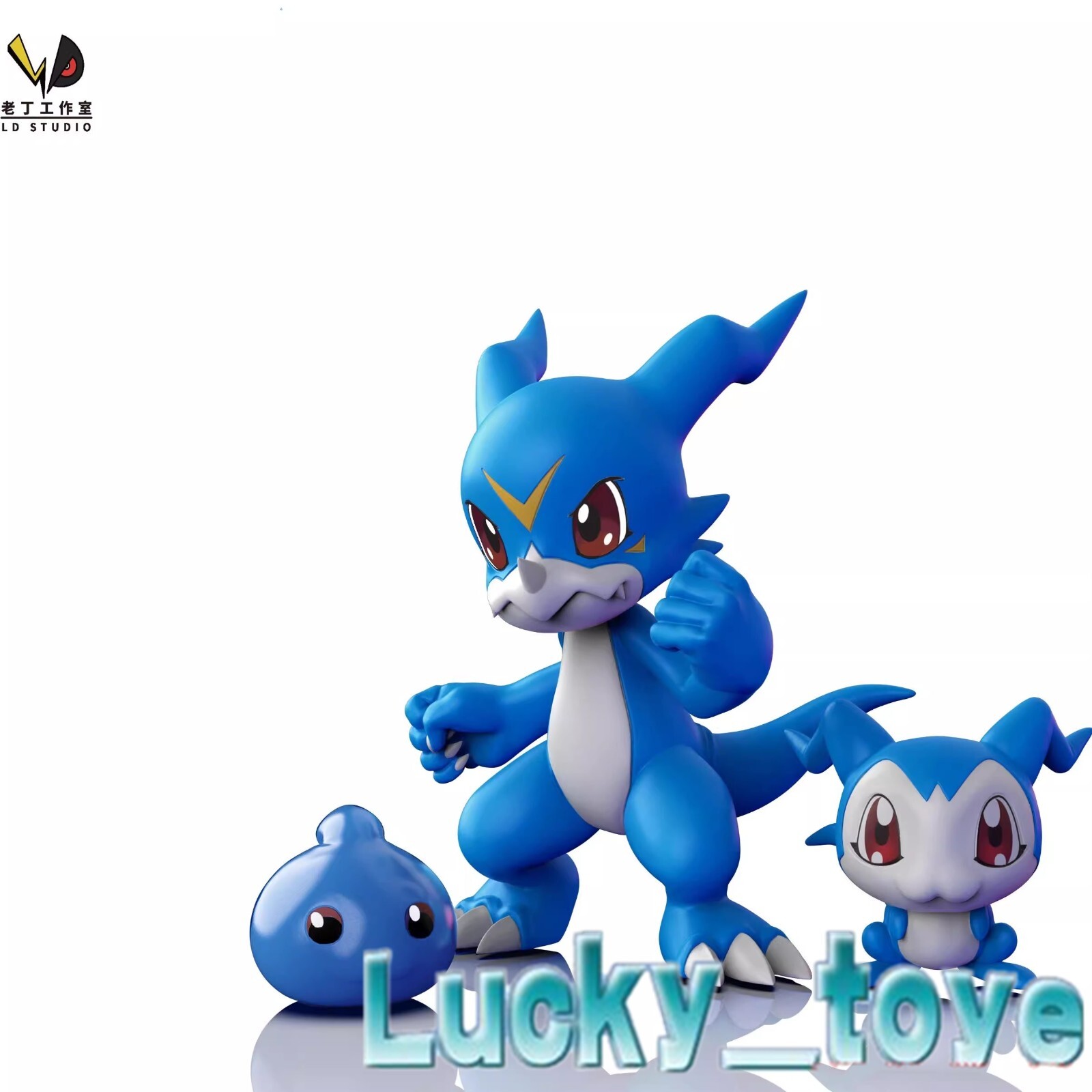 HX&LD Studio Digimon V-mon Chibimon Resin Figure GK Statue