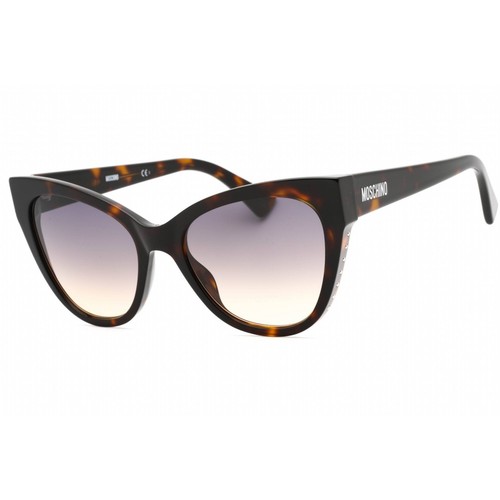 Moschino ハタフライフレムサンクラス MOS086GS 010 Moschino Women's Sunglasses Havana Metal Full Rim Cat Eye